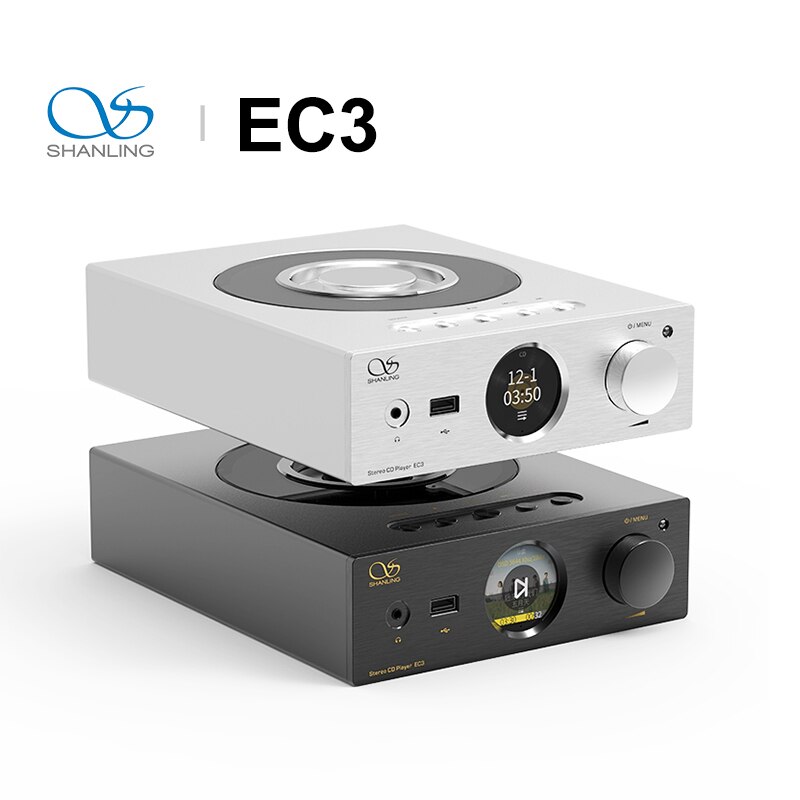 SHANLING EC3 Stereo CD Player CD80 HD850 Drive Bluetooth DAC Hi-Res Desktop Music Player Pre-Amplifier ES9219C LTA80